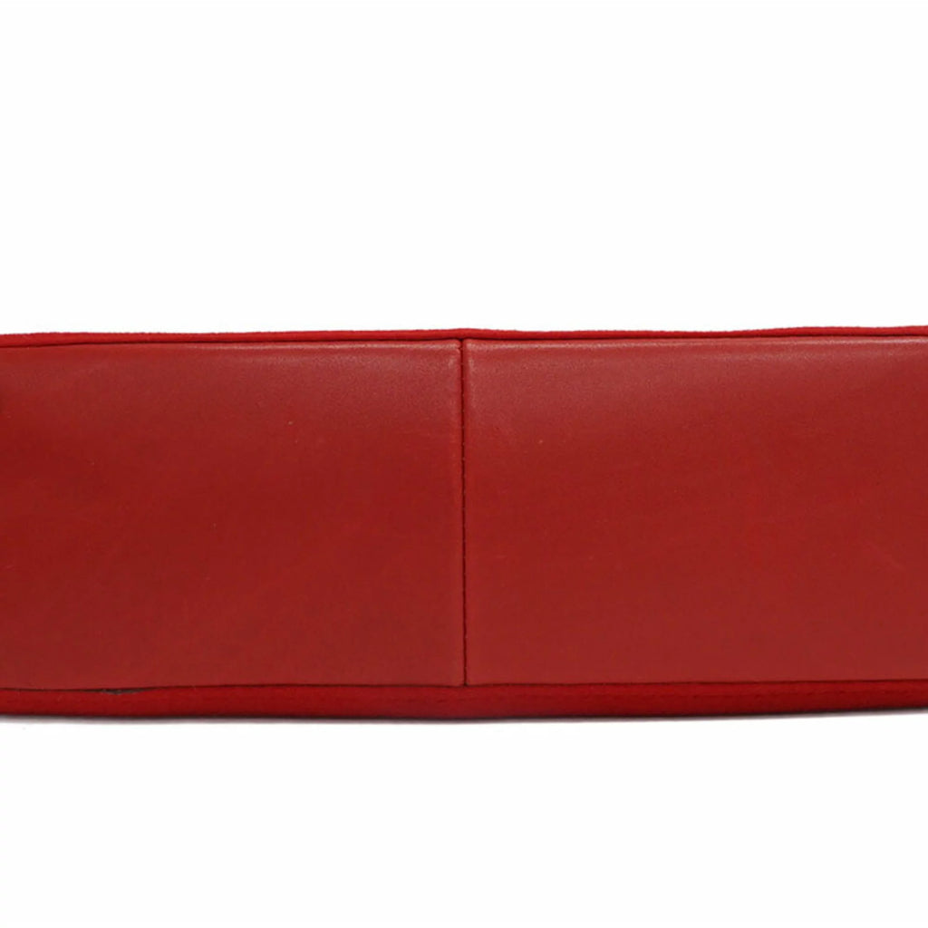 Pre-Owned Red Bamboo Handbag G7361