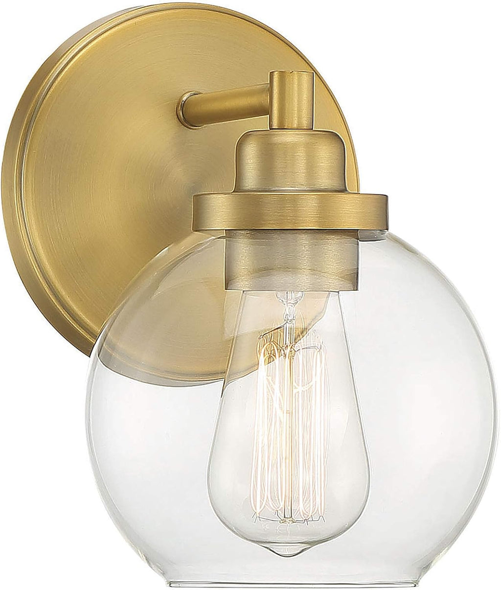 Matte Black 1 Light Sconce L4140
