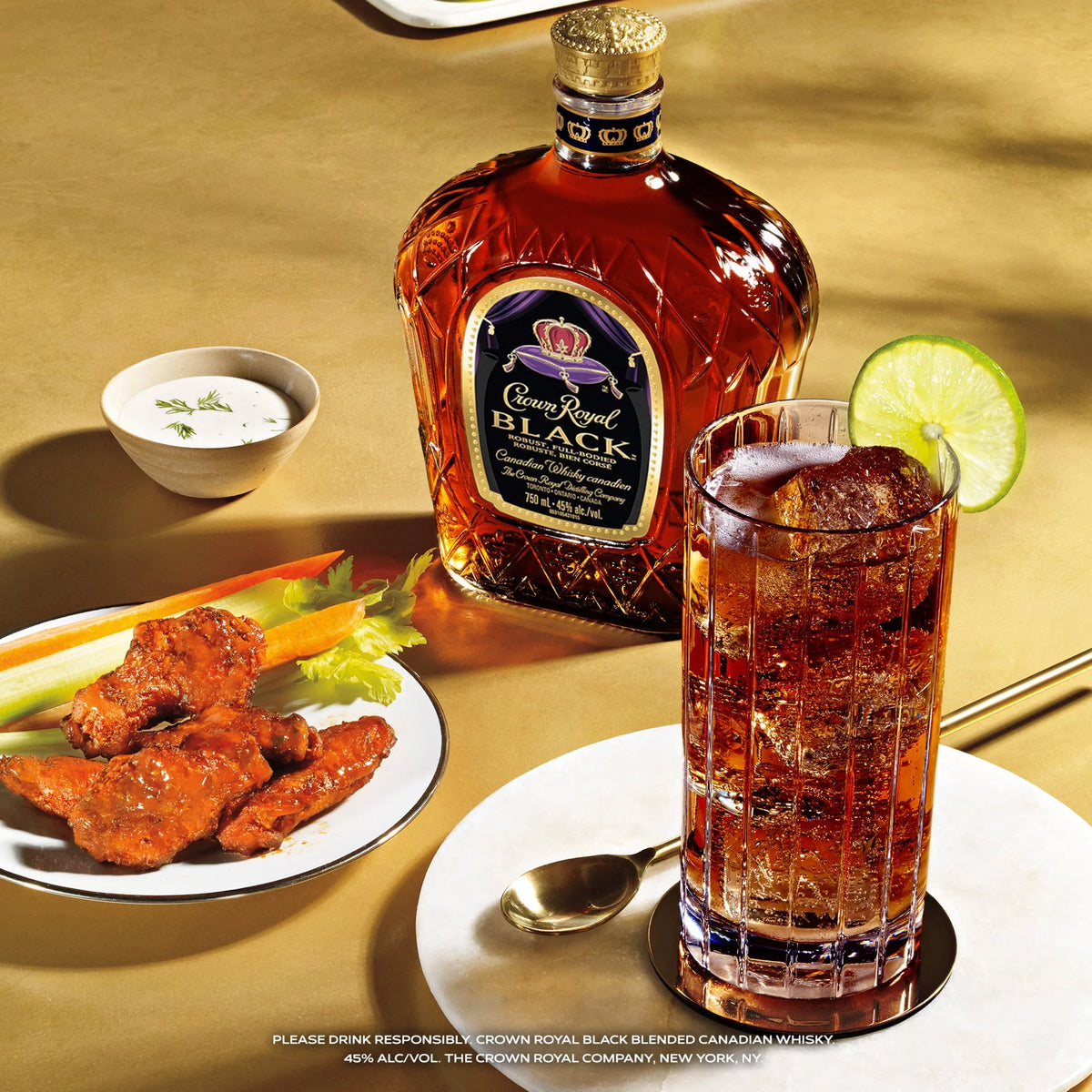 Black Blended Canadian Whisky 750 mL 45% ABV C1853