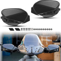 Black Plastic Handguards Wind Deflector Kit 2PCS R719