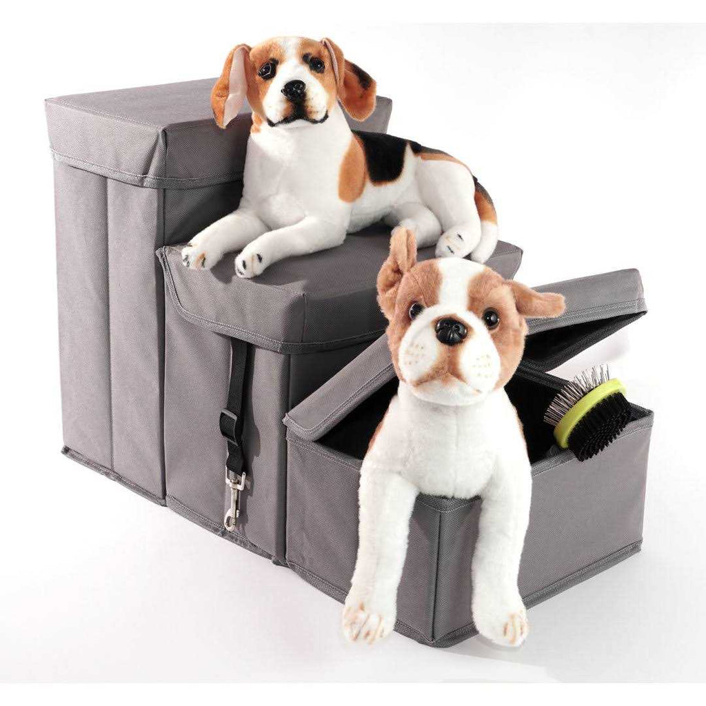Padded 3 Step Pet Storage Foldable Steps I24629