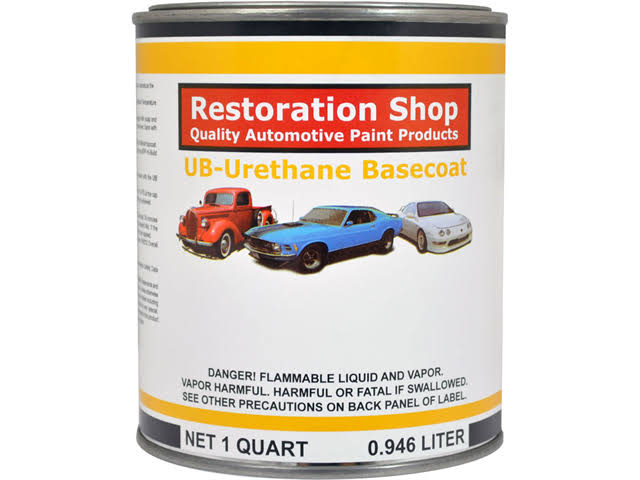 White 1 Quart Urethane Basecoat Auto Body Paint T768430