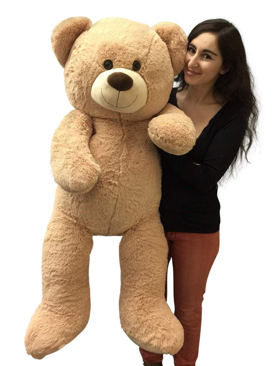 Beige Tan 48 inch Plush Teddy Bear Stuffed Animal C5476