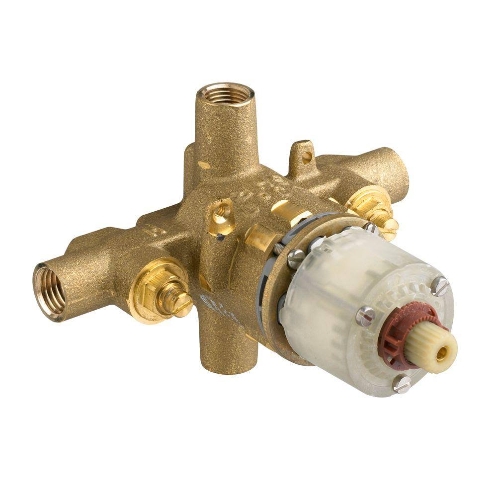 Pressure Balance Rough Valve Body with Screwdriver Stops J7586