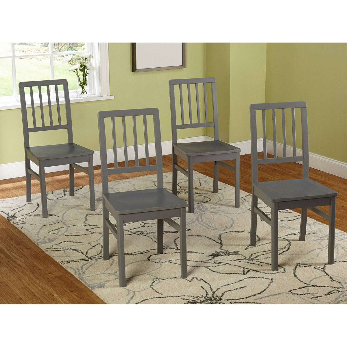 Yellow Dining Chair Set of 4 C4885