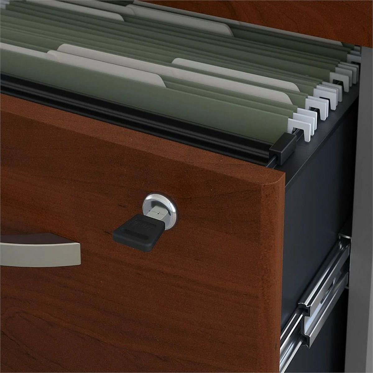 72" U-Shaped Desk with Pedestal D71318