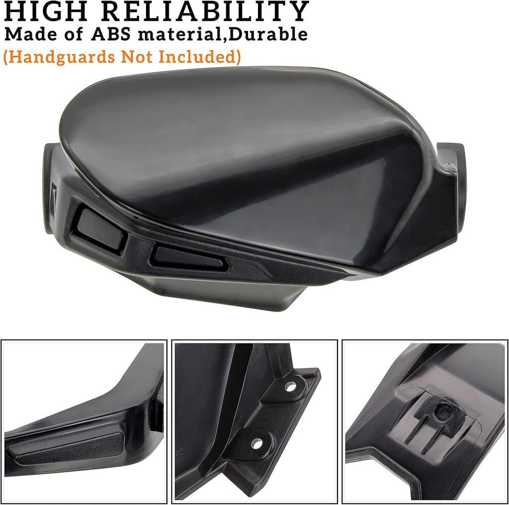Black Plastic Handguards Wind Deflector Kit 2PCS R719