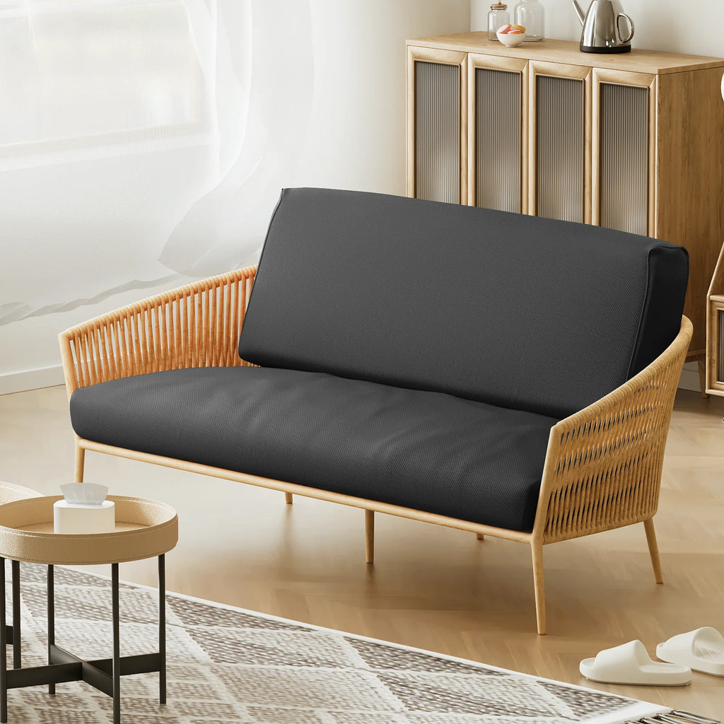 Twin Size Black Futon Cover V174041