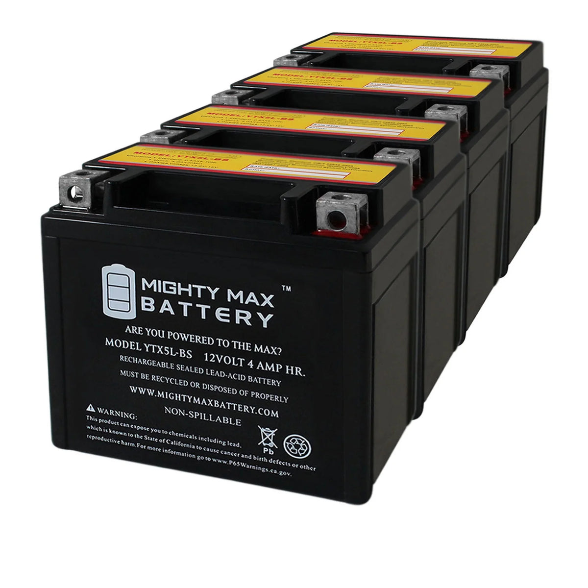 Motorcycle Battery - 4 Pack V430180