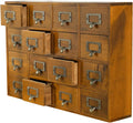 Wooden Desk Drawer Organizer with 16 Drawers T817