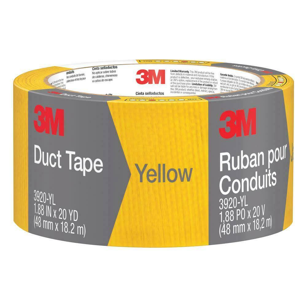 Yellow Duct Tape (Case of 12) V771