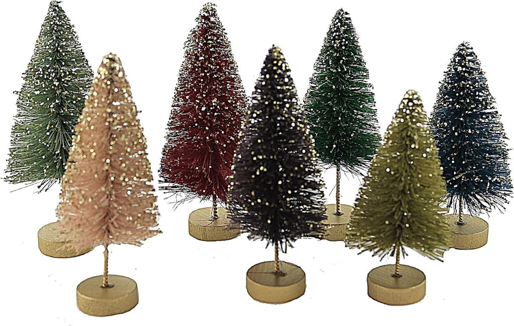Multicolored Bottle Brush Tree Mini Set K107
