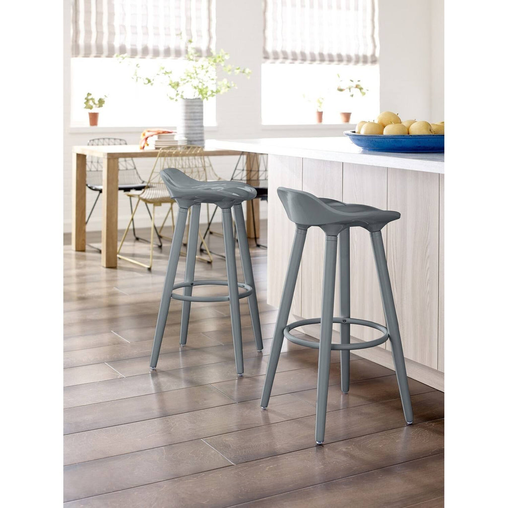 White Bar Stool J46989