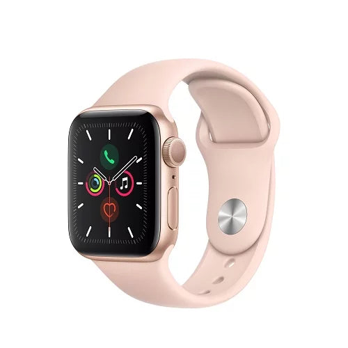 Restored Apple Watch Gen 5 40mm Gold Aluminum Pink Sand Sport Band V270