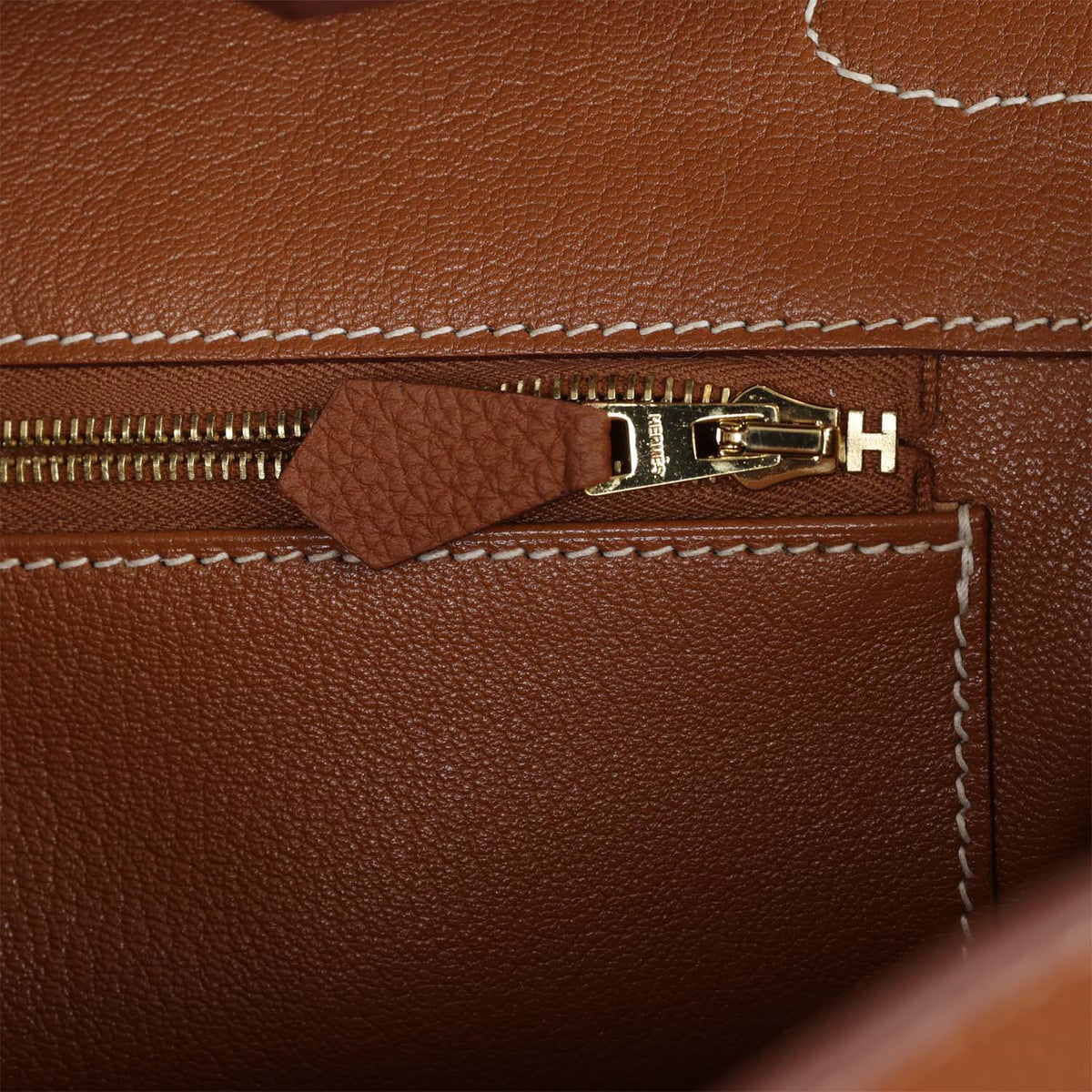 Pre-owned Togo Leather Handbag M845