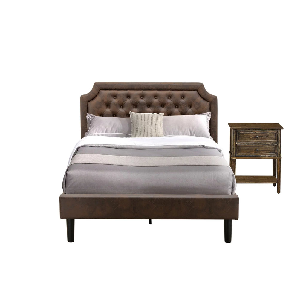 2-Piece Wood Full Bedroom Set M96834