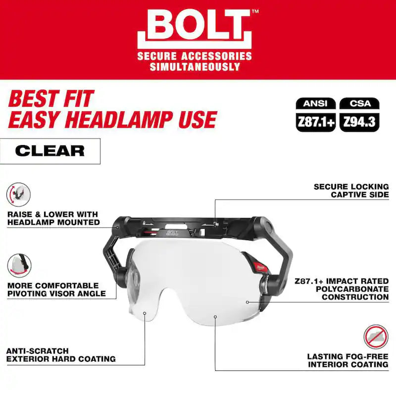 Clear Dual Coat Lens Eye Visor W29284
