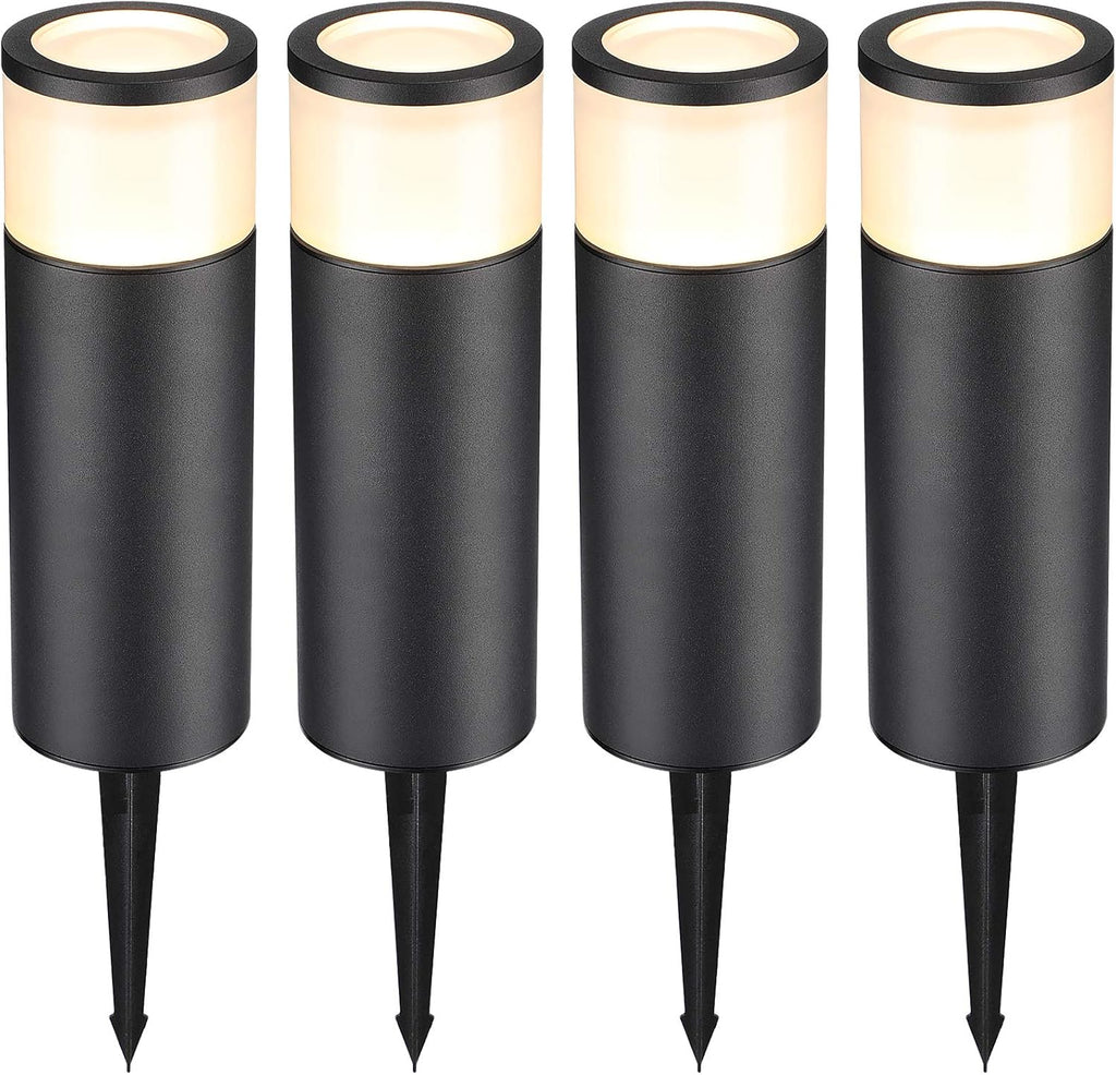 5W Low Voltage LED Landscape Path Lights, Pack of 4 E39814