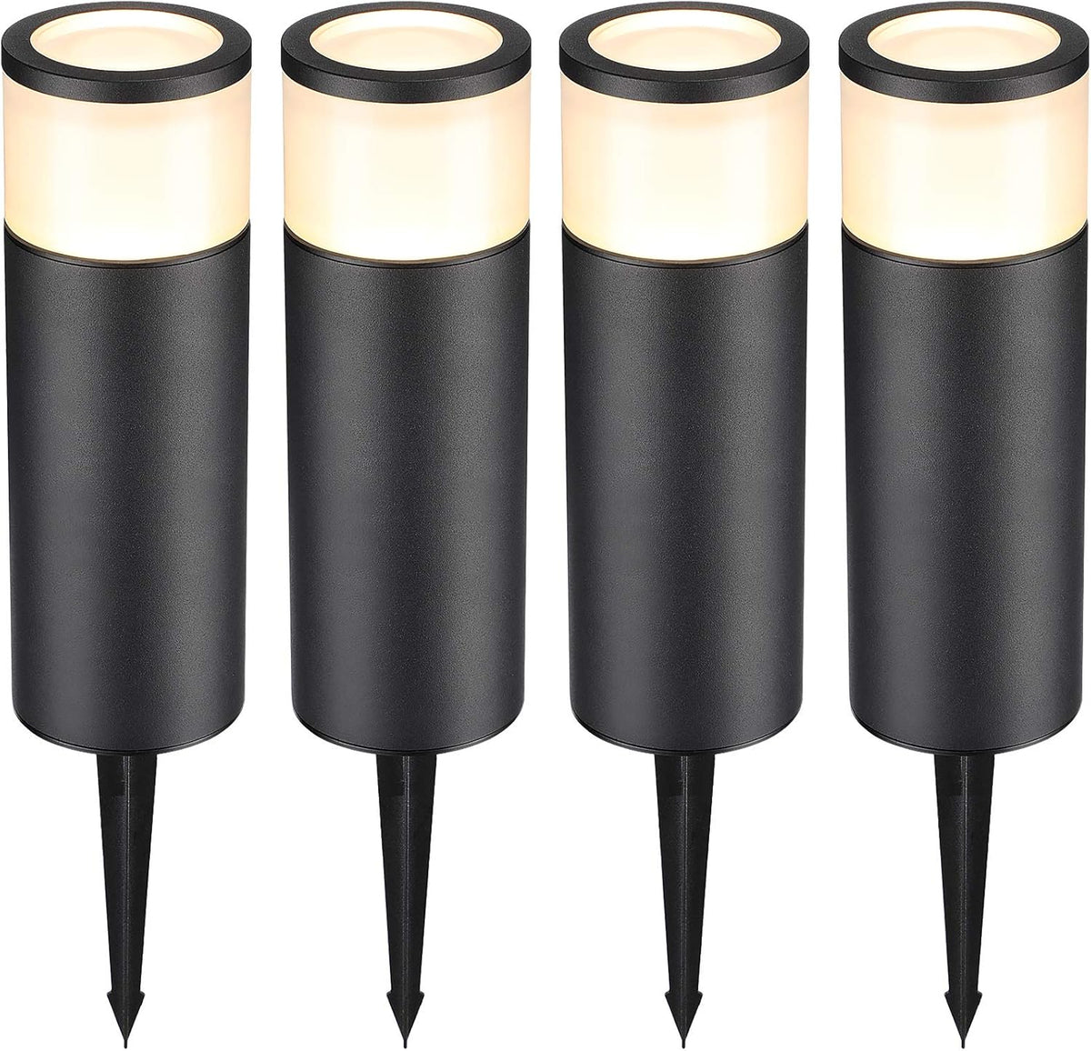 5W Low Voltage LED Landscape Path Lights, Pack of 4 E39814