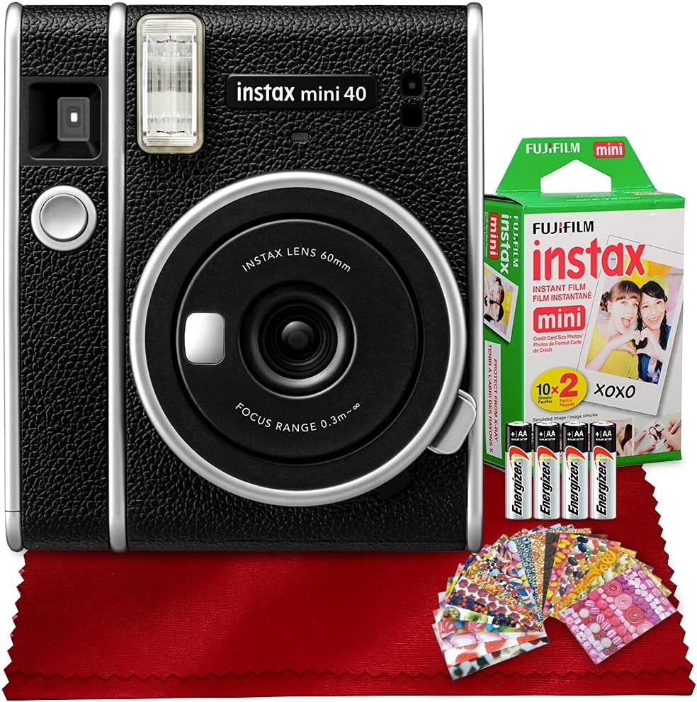 Instax Mini 40 Instant Film Camera with 20 Sheets Instant Mini Film C693