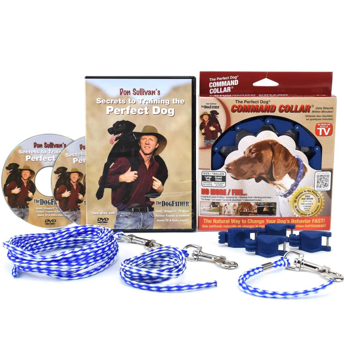 Dog Training System with DVD Set and command collar K64918