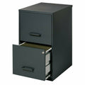 2 Drawer Black Letter File Cabinet H944862