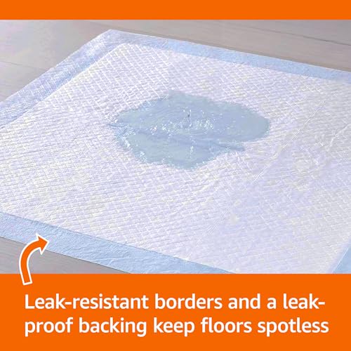 Dog and Puppy Pee Pads, 5-Layer Leak-Proof Super Absorbent, X-Large (28x34), 40 Count K7612