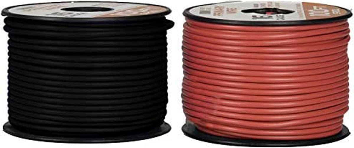 12 Gauge Copper Clad Aluminum Wire 100 Ft per Roll Pack of 2 U660