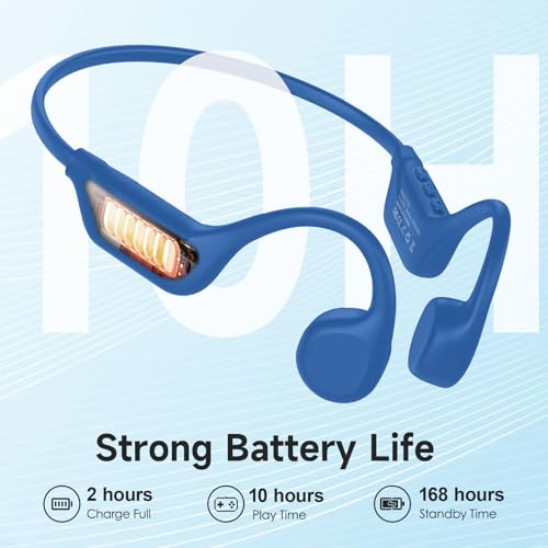 Bone Conduction Headphones Bluetooth 5.4 Open Ear Wireless with Mic IPX5 Waterproof V58094