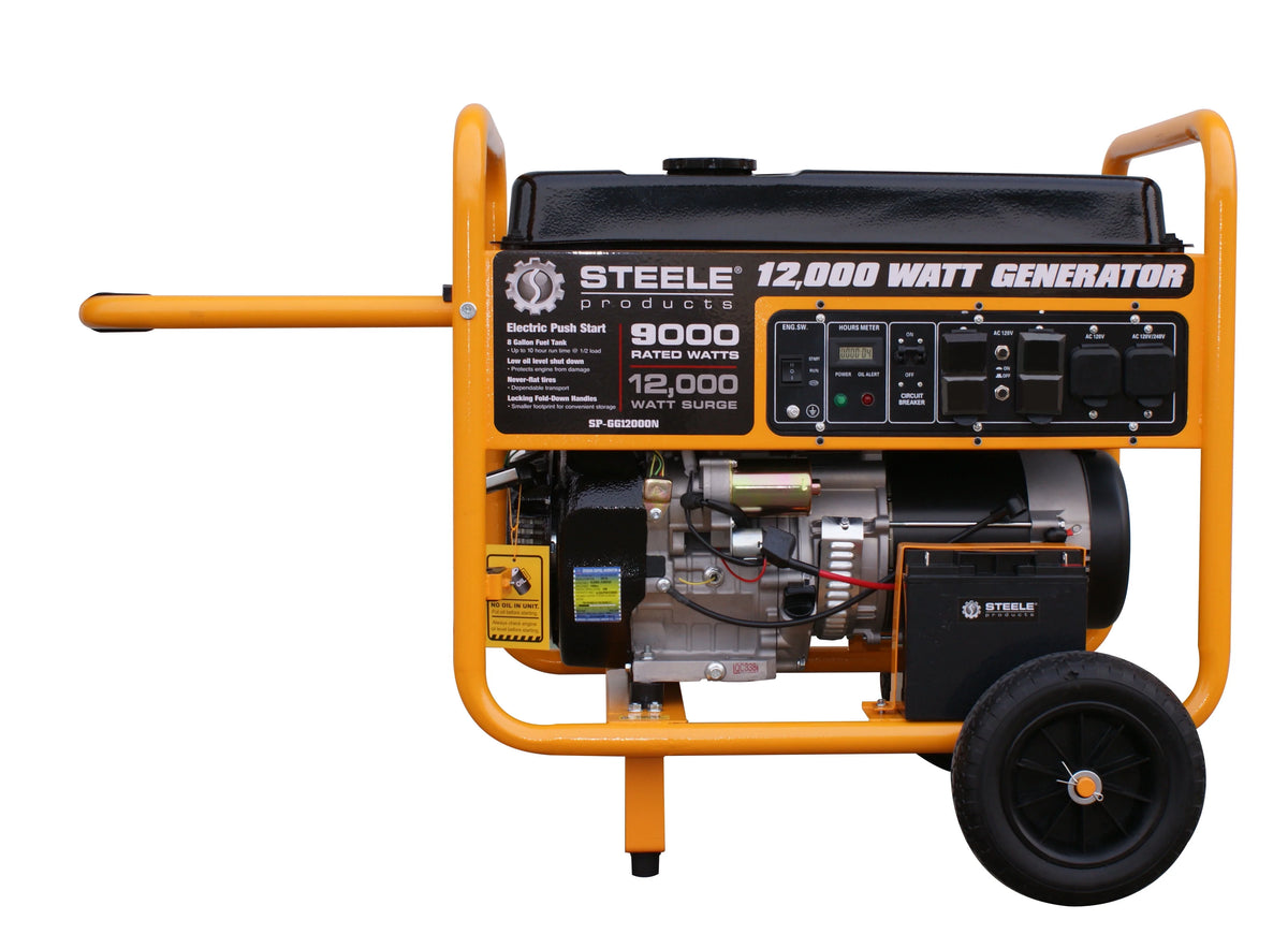 12,000-Watt Gasoline Powered Electric Start Portable Generator K127
