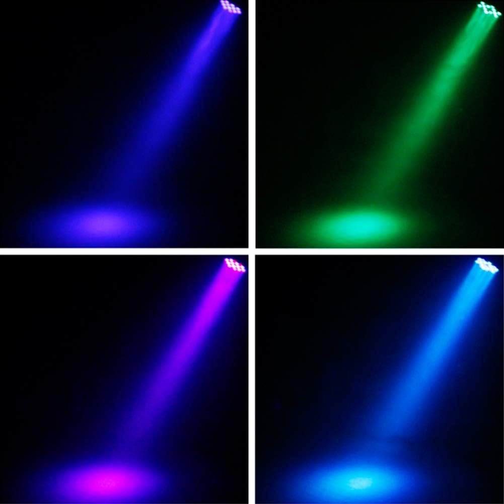 4 Pack Rechargeable Battery Powered RGB LED Uplights S479