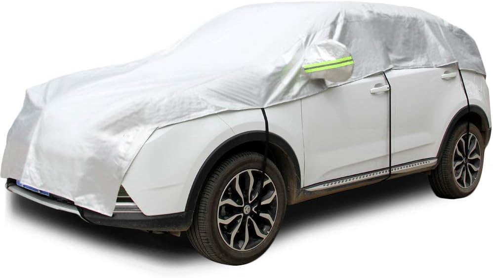 Half Car Cover with Cotton All Weather Waterproof Universal Car Half Cover K32947