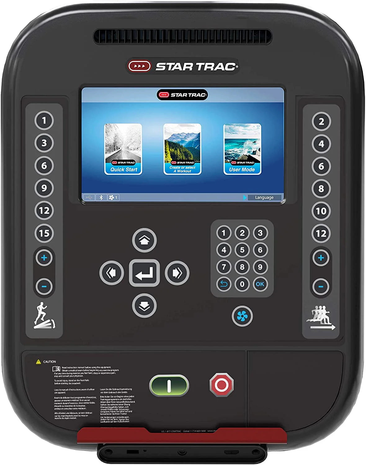 Treadmill with 10 LCD M3429
