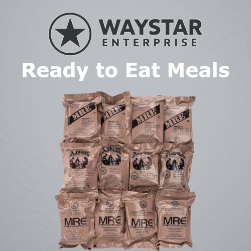 MRE Meals Ready to Eat Bundle (2 x 12 Packs) with Flameless Heaters J583
