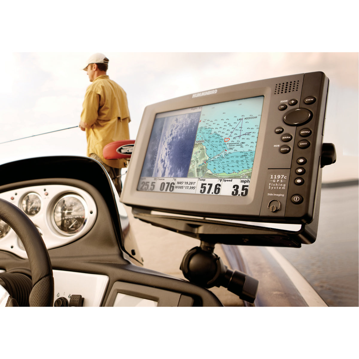 Marine Mount for GPS, Radio, Fishfinder J815