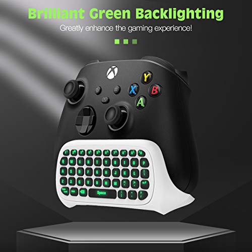 Green Backlight Wireless Chatpad Keyboard for Xbox S611664
