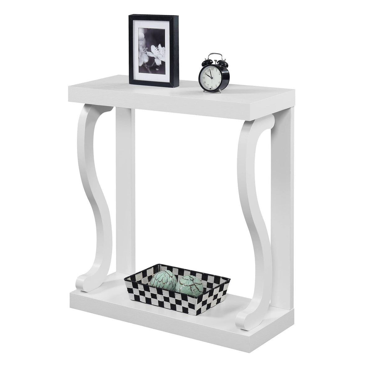 White Console Table B348142