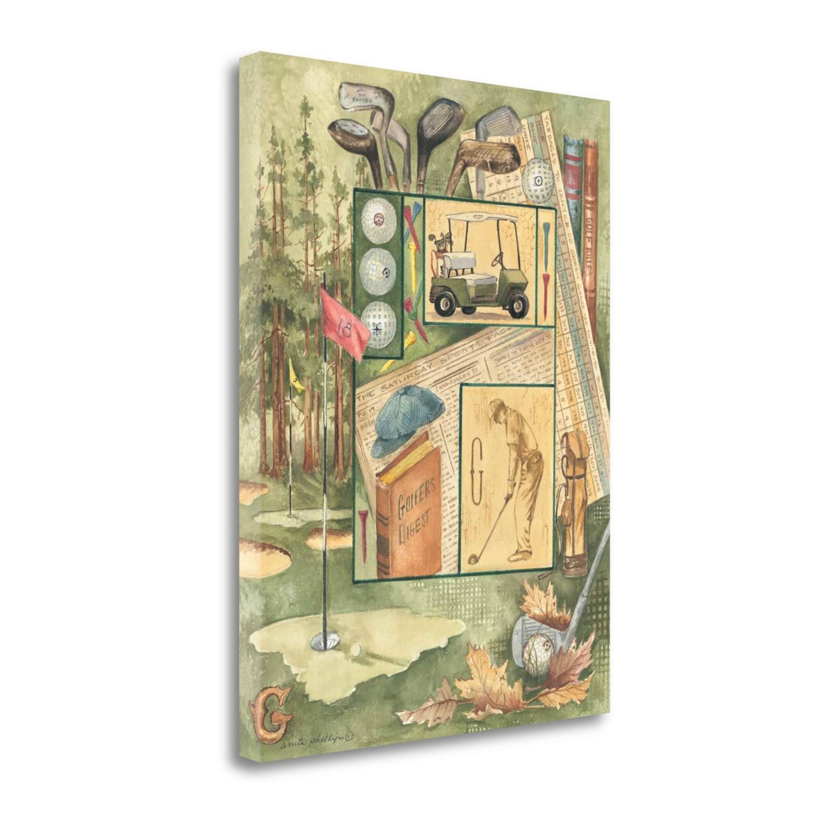 Fine Art Giclee Print on Wrap Canvas, 20x26x22 M5575