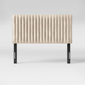 Cream Velvet Queen Headboard F920099
