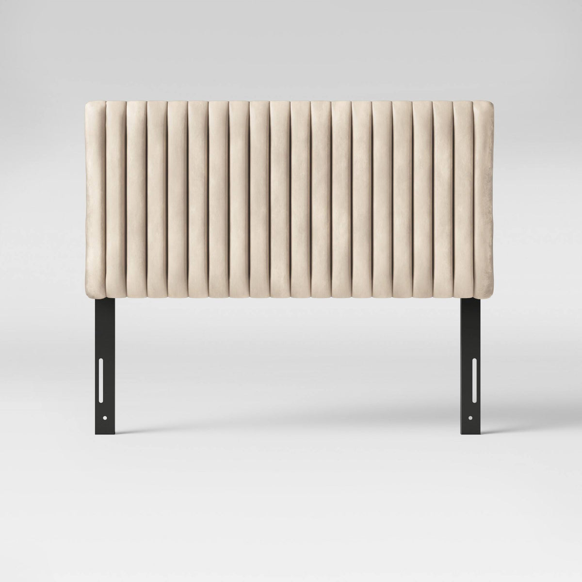 Cream Velvet Queen Headboard F920099
