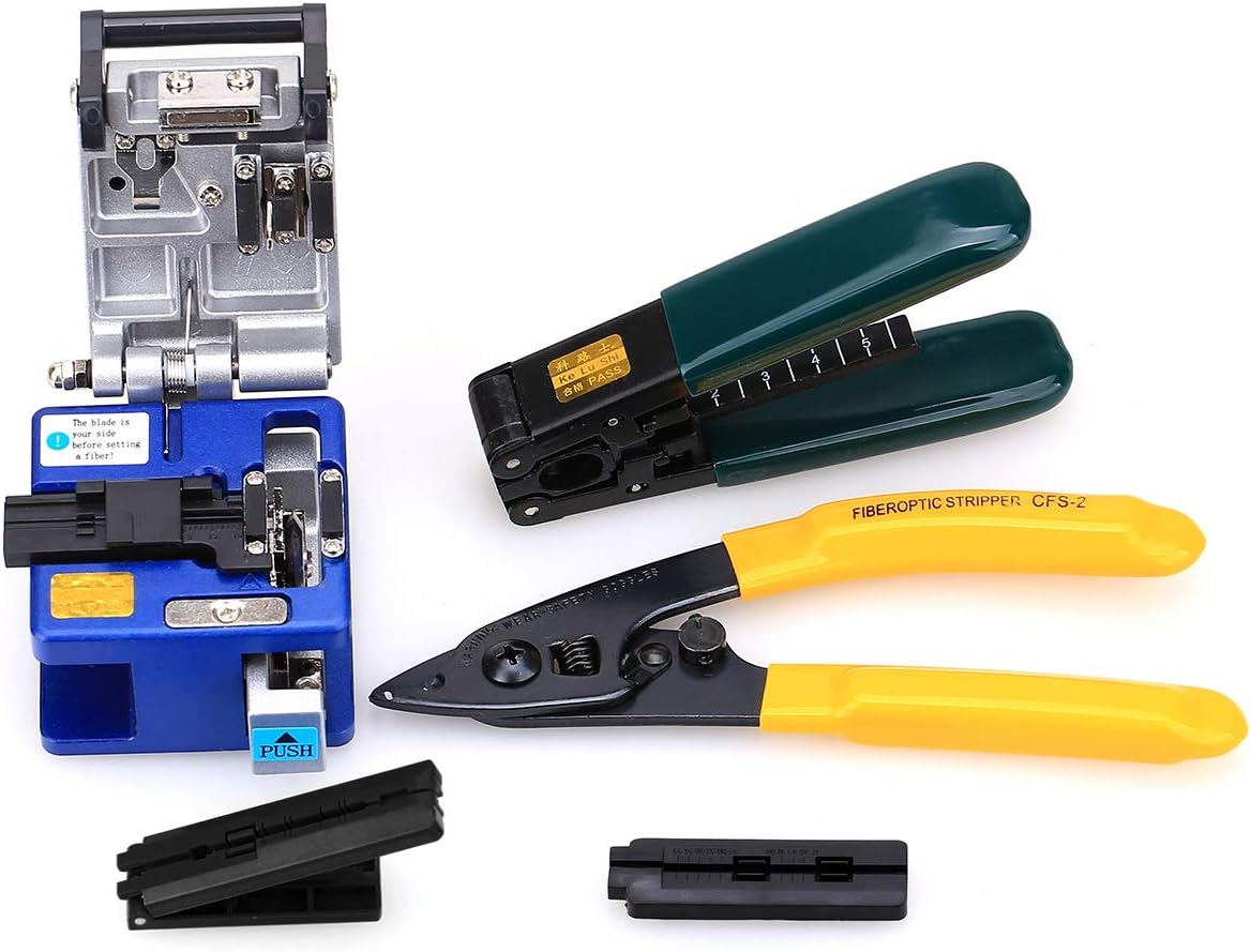 Optical Fiber Tool Kit with Fiber Optic Drop Cable Stripper, Pack of 2 X77996
