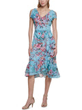 Floral Calf Midi Dress G290386