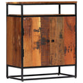 Solid Reclaimed Wood and Steel Side Cabinet Z4525