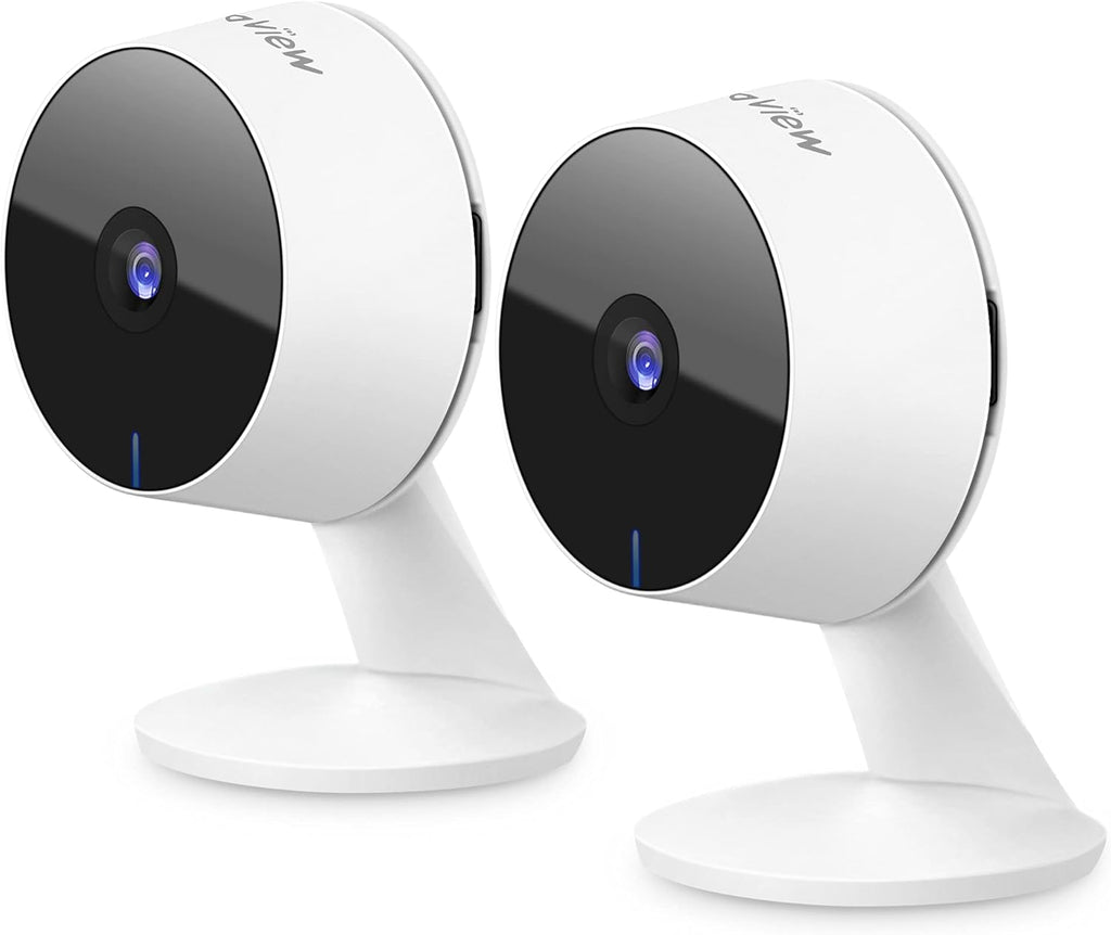 HD 1080P 2 Pack Indoor WiFi Security Camera with Night Vision and Two-Way Audio L378362