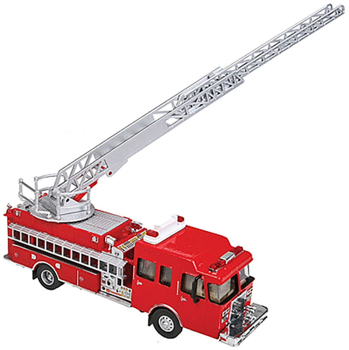 HO Scale Fire Department Ladder Truck Red Emergency Vehicle F231
