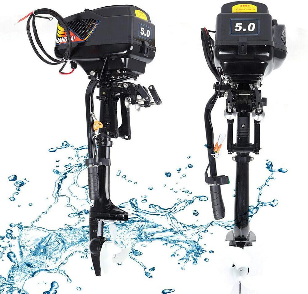 48V Electric Outboard Motor 5.0HP Trolling Engine Short Shaft S68814