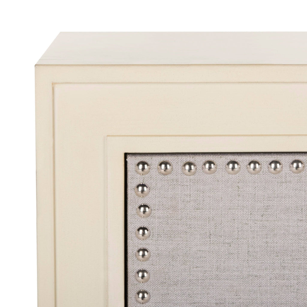 Beige Light Grey 3-Drawer Chest Z219276