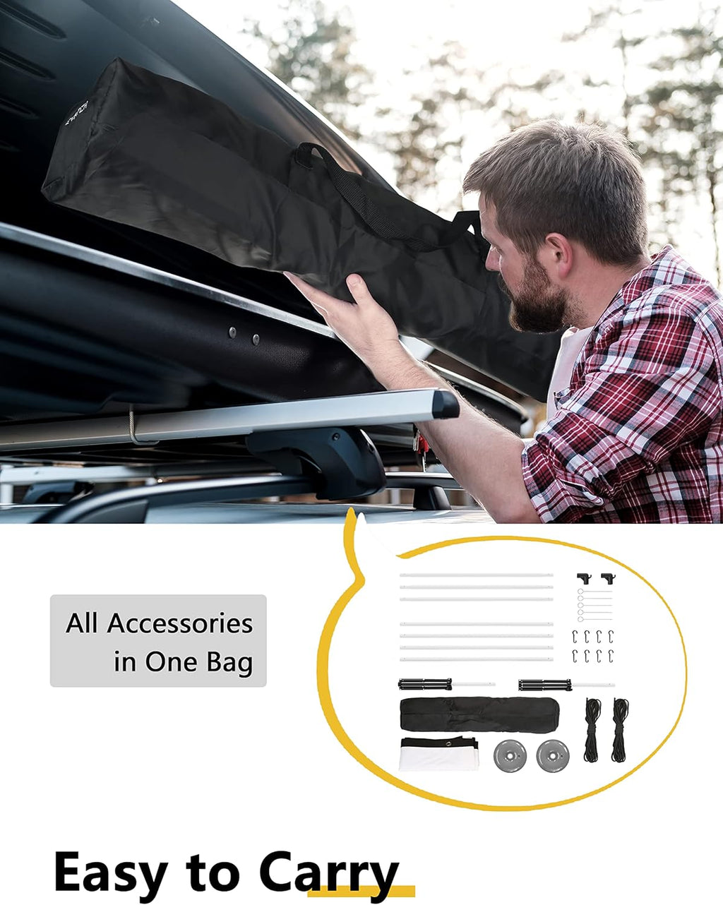 120 Inch 16:9 Portable Projector Screen with Stand and Carry Bag I816