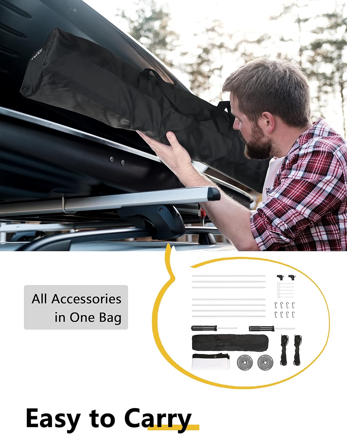 120 Inch 16:9 Portable Projector Screen with Stand and Carry Bag I816