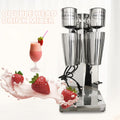 Double Heads Commercial Electric Milkshake Maker Smoothie Blender Stainless Steel 110V 18000RPM C937042